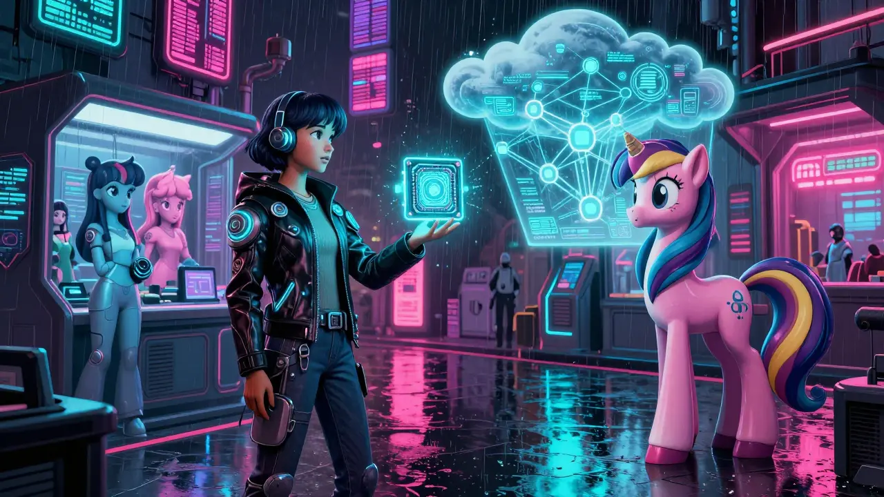 Render и Celestia как кибер-торговцы в неоновом рынке вычислительных ресурсов.