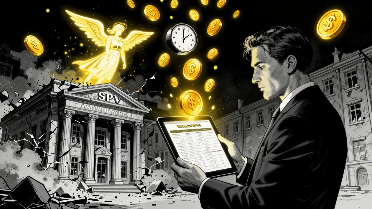 Российский инвестор смотрит на токены владения складом под Тверью, золотые выплаты падают вокруг, старый банк рушится.