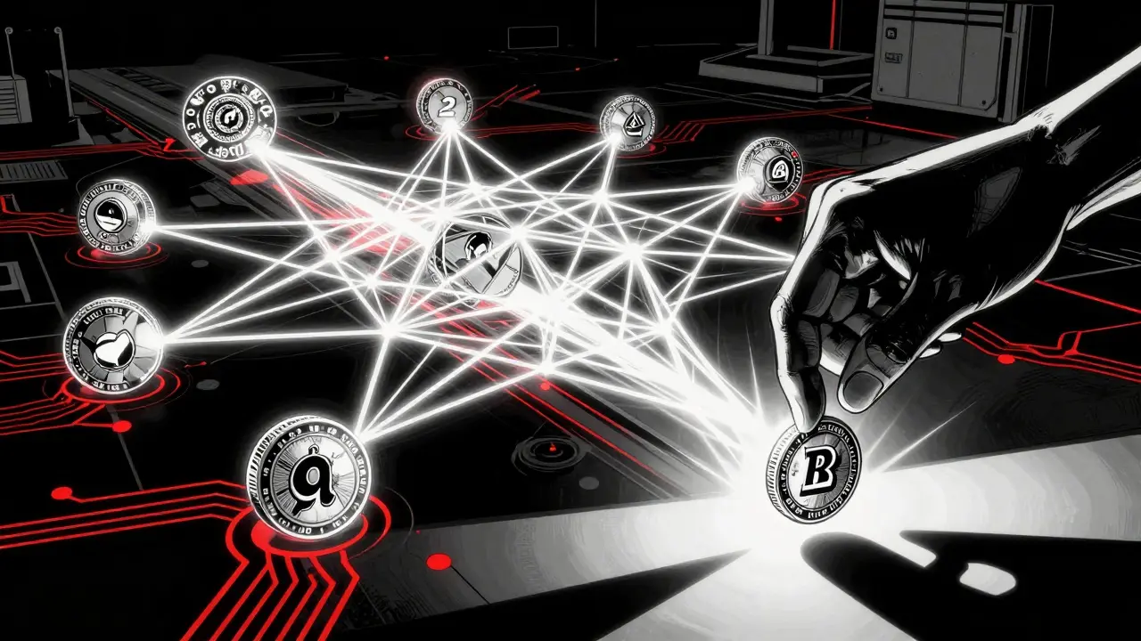 AggLayer Polygon соединяет слои L2 в единую сеть светящихся потоков данных.