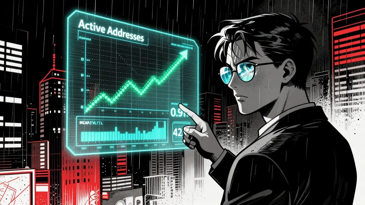 On-chain метрики альткоинов: как активные адреса, TVL и NVT помогают оценить реальную ценность токенов