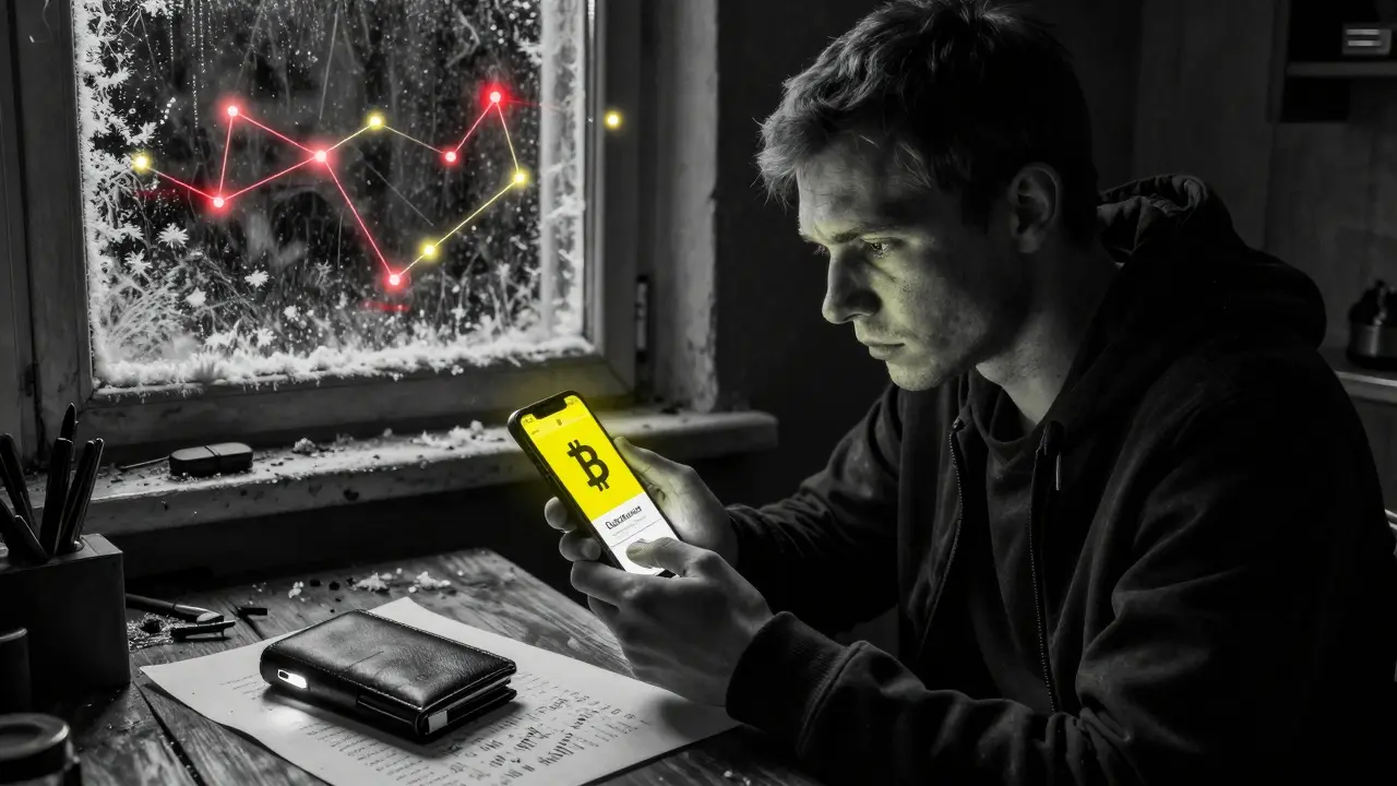 Пользователь в Сибири переводит рубли и хранит холодный кошелёк с записанной seed-фразой.