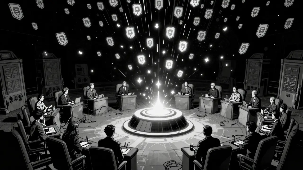 Тысячи токенов голосуют в киберпространстве, но лишь немногие достигают центра управления.