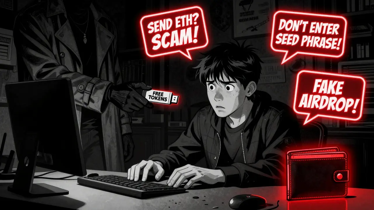 Аирдропы альткоинов: как участвовать безопасно и не попасть на скам