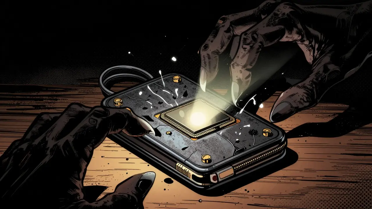 Устройство хранит криптовалюту защищая от хакеров